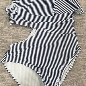 Striped One-Piece Swimsuit